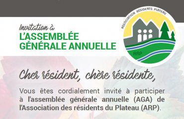 Reporté: Invitation à l’assemblée générale annuelle de l’ARP