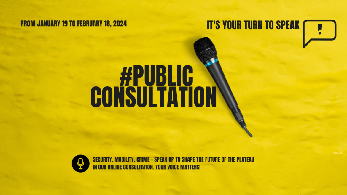 Public consultation – Express yourself