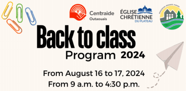 Registrations for the Back to School program are ongoing